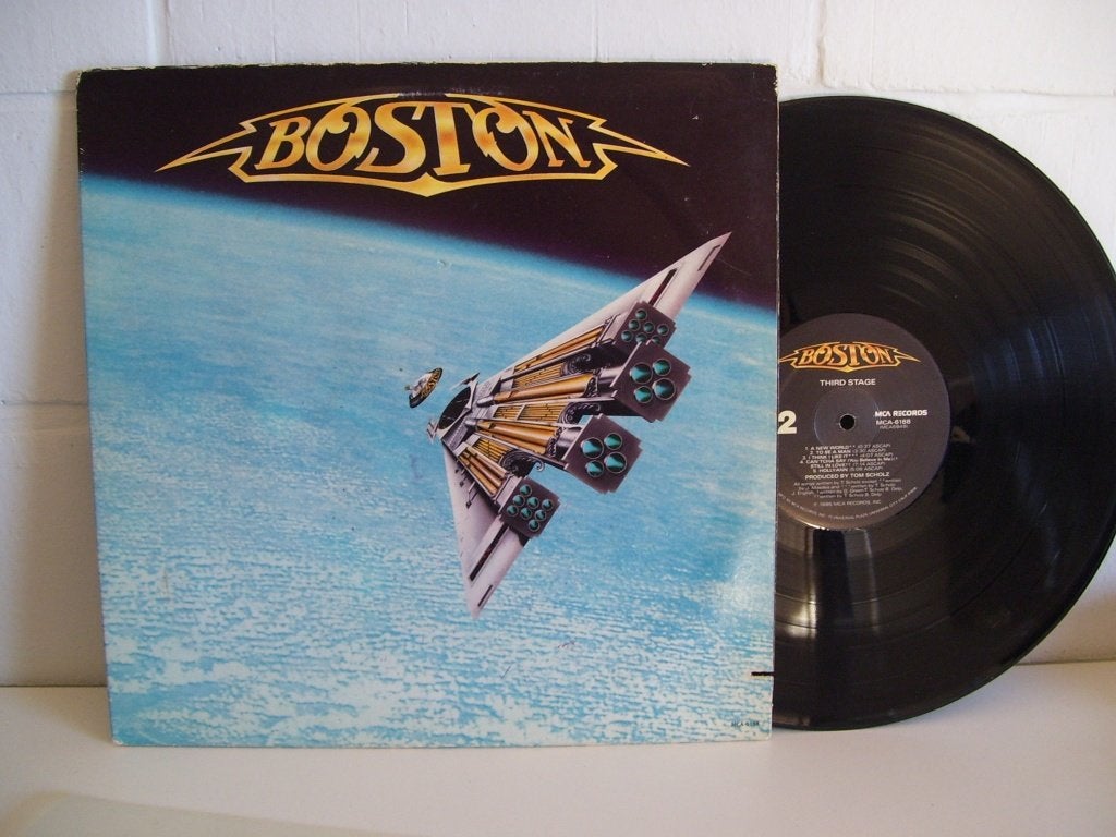 BOSTON  third stage, Cd's en Dvd's, Vinyl | Rock, LP, Gebruikt, Gatefold hoes, Ophalen of Verzenden