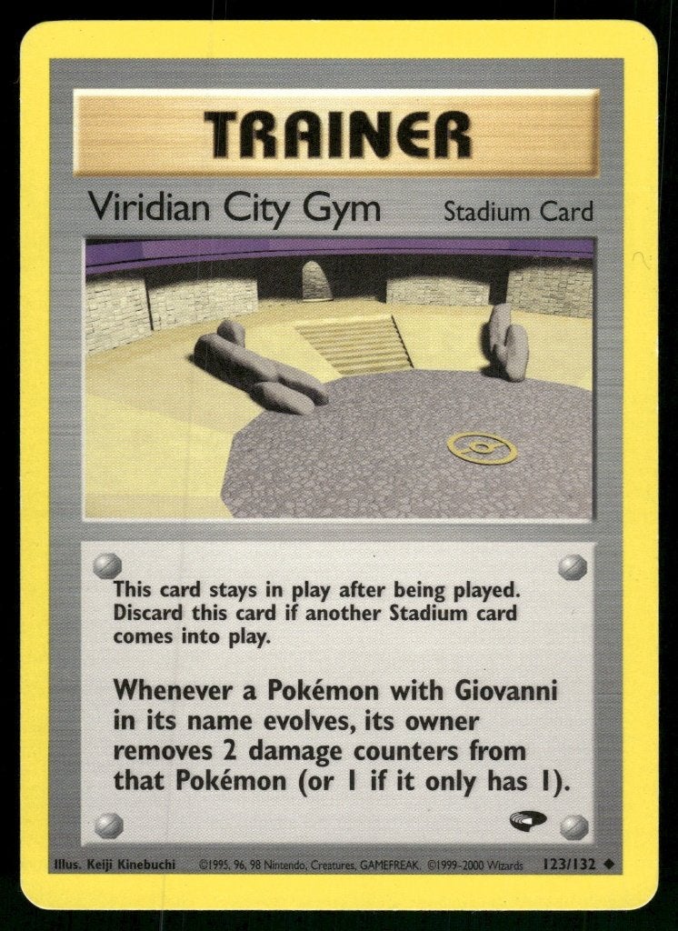 Viridian City Gym 123/132 - Gym Challenge (NM), Envoi, Utilisé