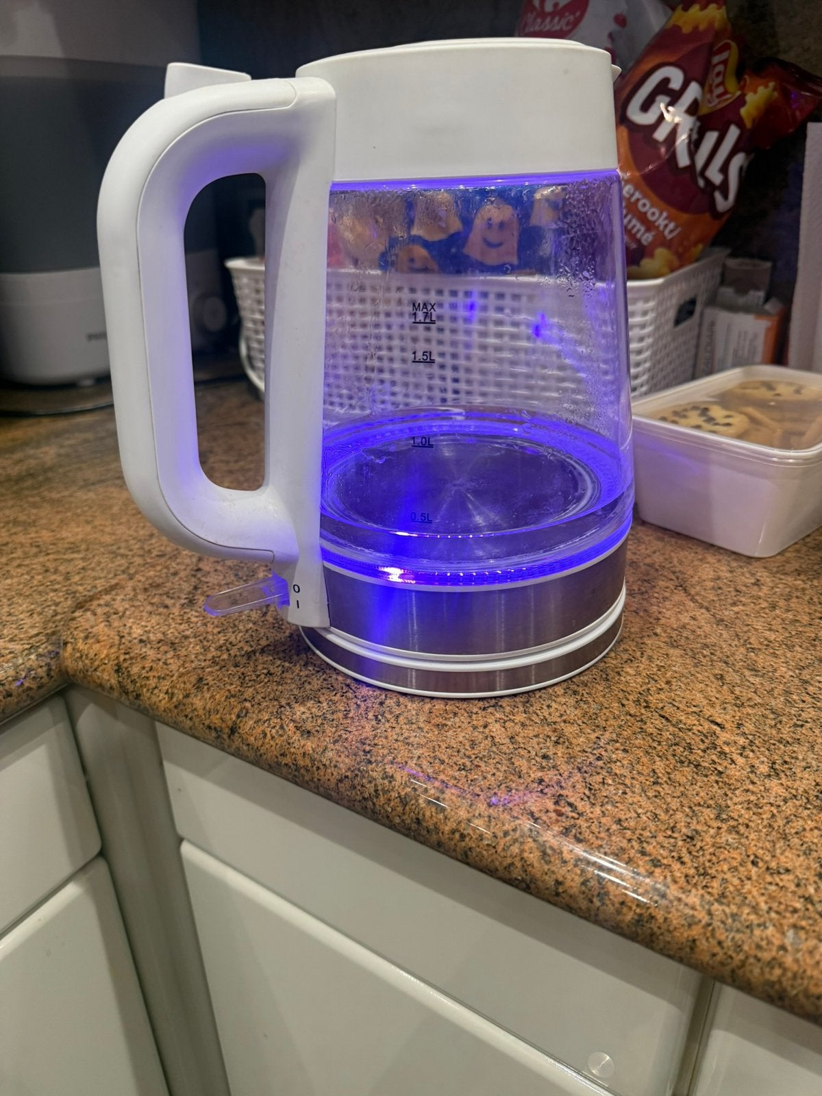 Waterkoker, 1 tot 2 liter, Ophalen, Gebruikt, Inox
