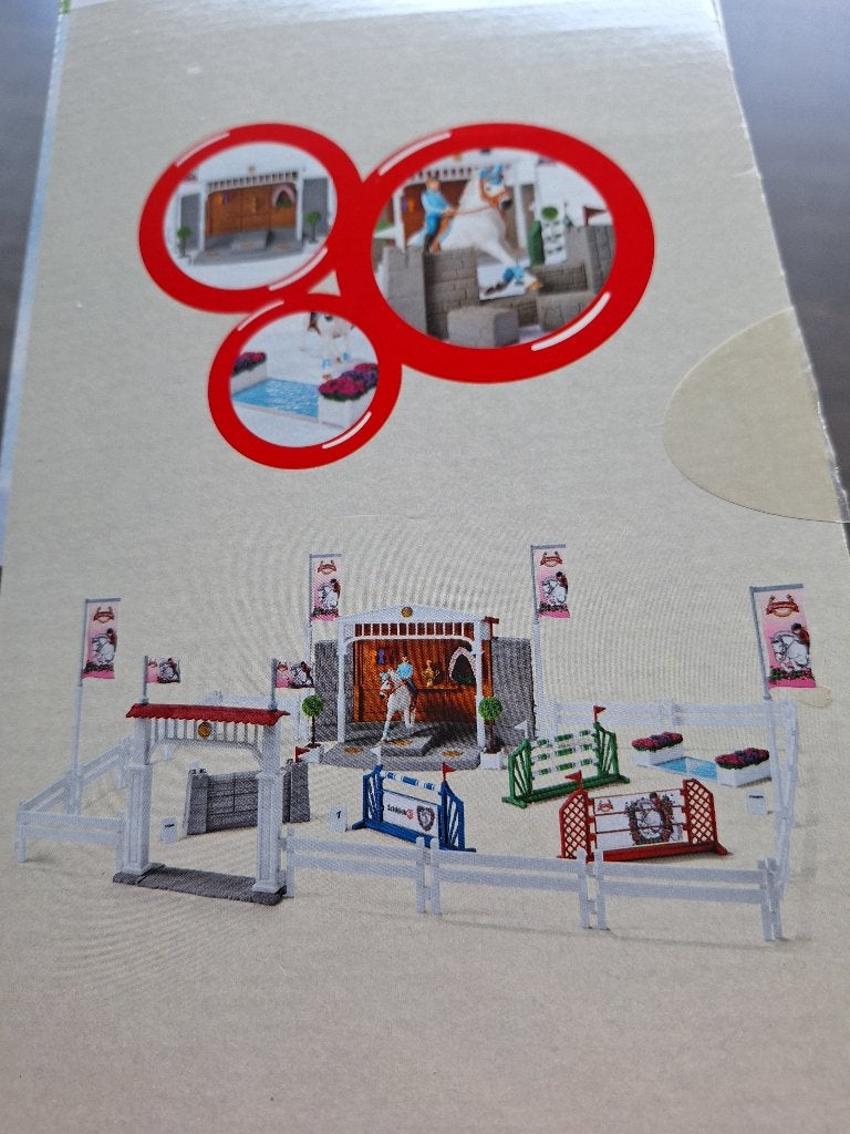 Schleich big horse show 42160, Enlèvement ou Envoi, Comme neuf, Construction