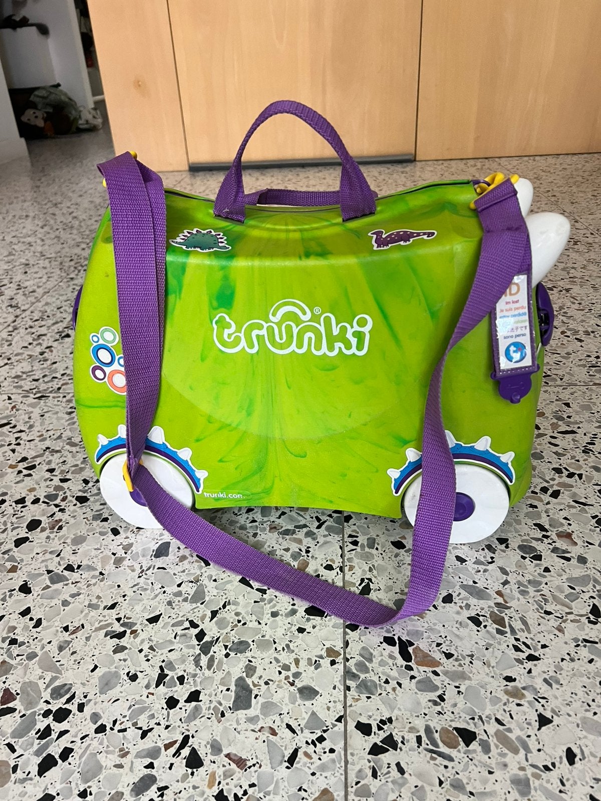 Kinderkoffertje Trunki, Ophalen, Gebruikt, Groen