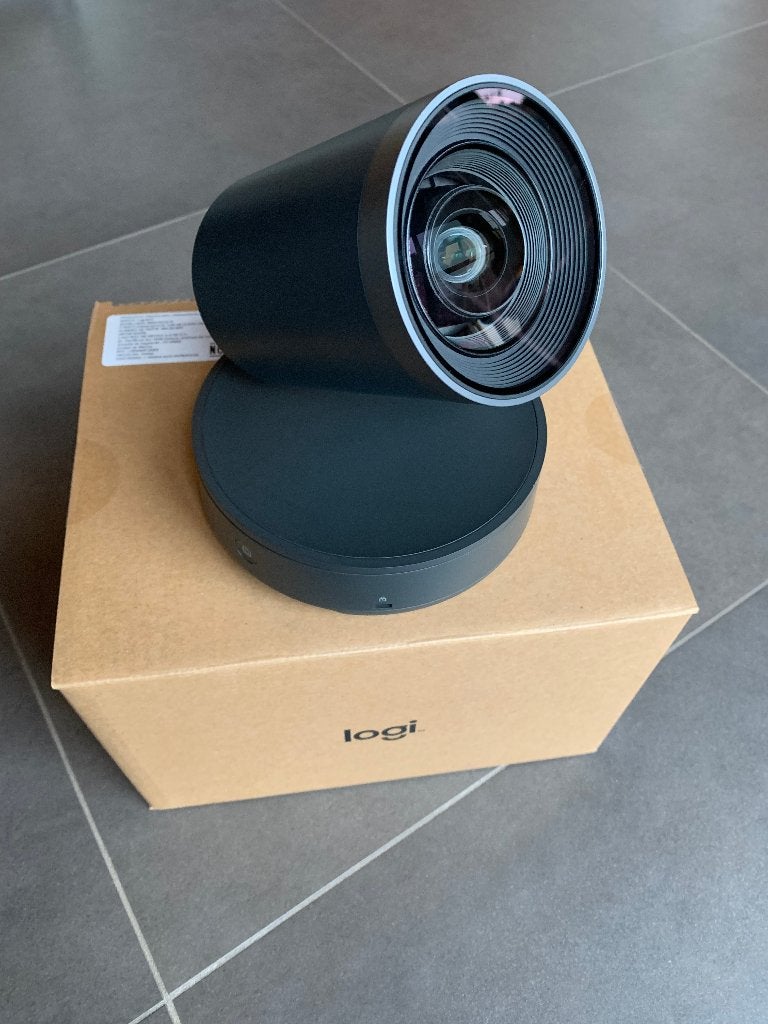 Logitech Rally Camera, Informatique & Logiciels, Webcams, Logitech, Comme neuf, Fonction zoom, Filaire