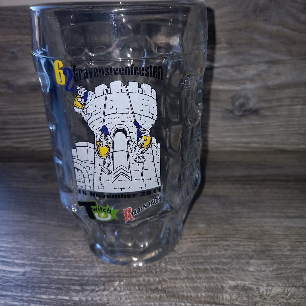 Gents bierglas, Verzamelen, Ophalen, Bierglas