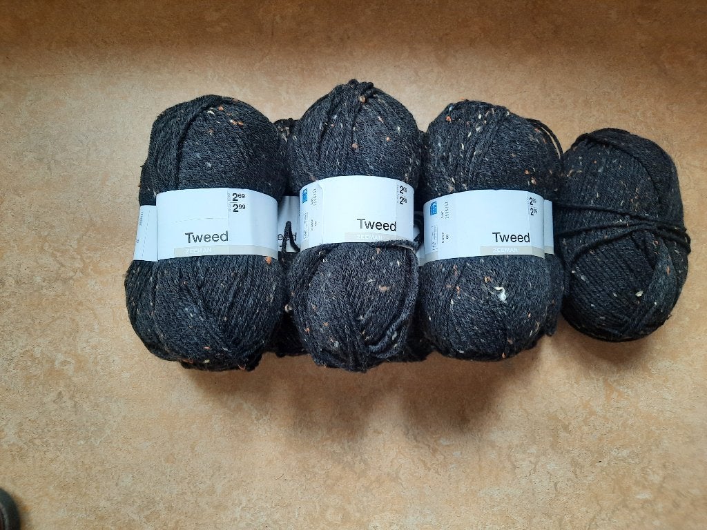 zwarte wol Zeeman(8 stuks), Ophalen, Nieuw, Breien, Naald