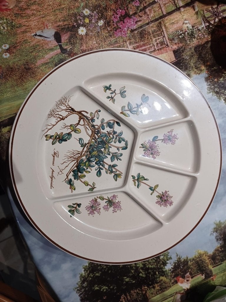 Villeroy et Boch Botanica - 5 assiettes à fondue, Antiquités & Art, Enlèvement ou Envoi