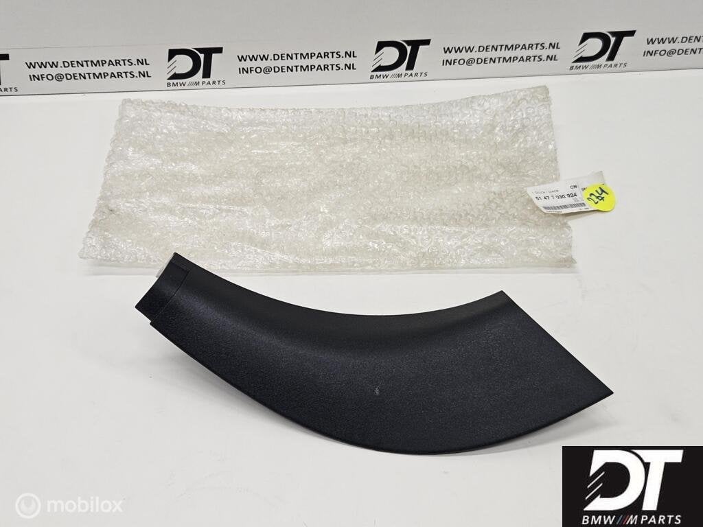 Instaplijst rechts zwart BMW Z4 E85 E86 51477030924, Nieuw, Ophalen of Verzenden