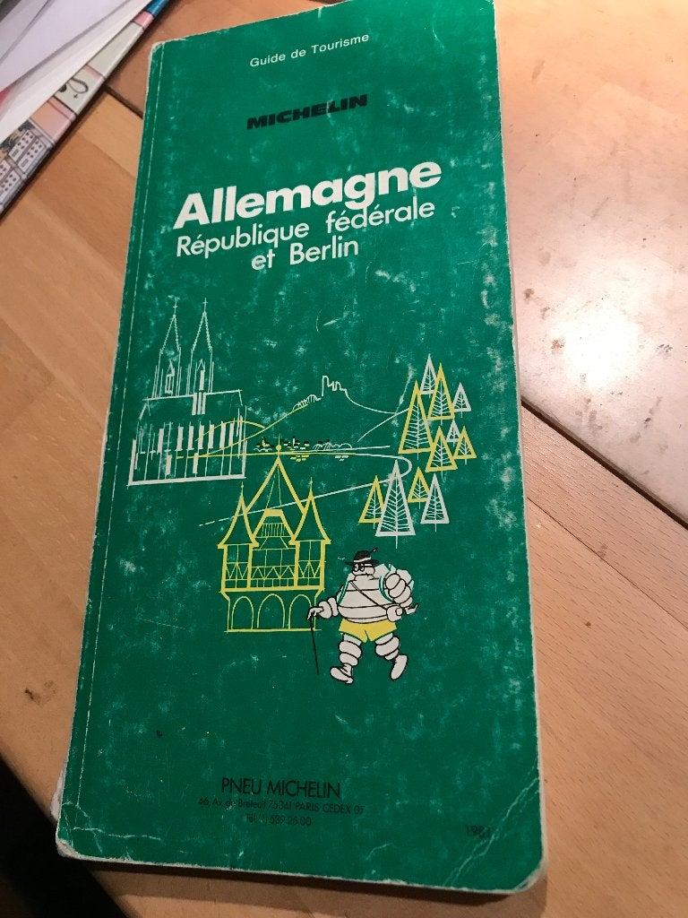 guide Michelin, Allemagne République fédérale et Berlin, Boeken, Reisgidsen, Gelezen, Michelin, Europa, Ophalen of Verzenden