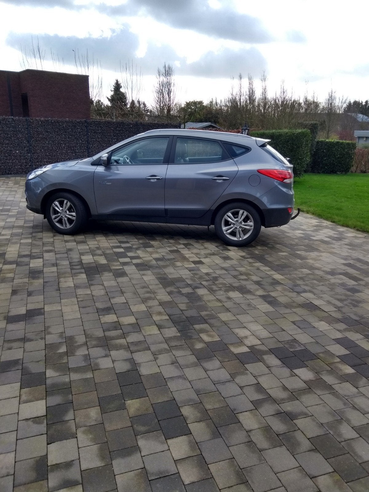 Hyundai ix35 diesel, Auto's, Voorwielaandrijving, Euro 5, Zwart, Blauw