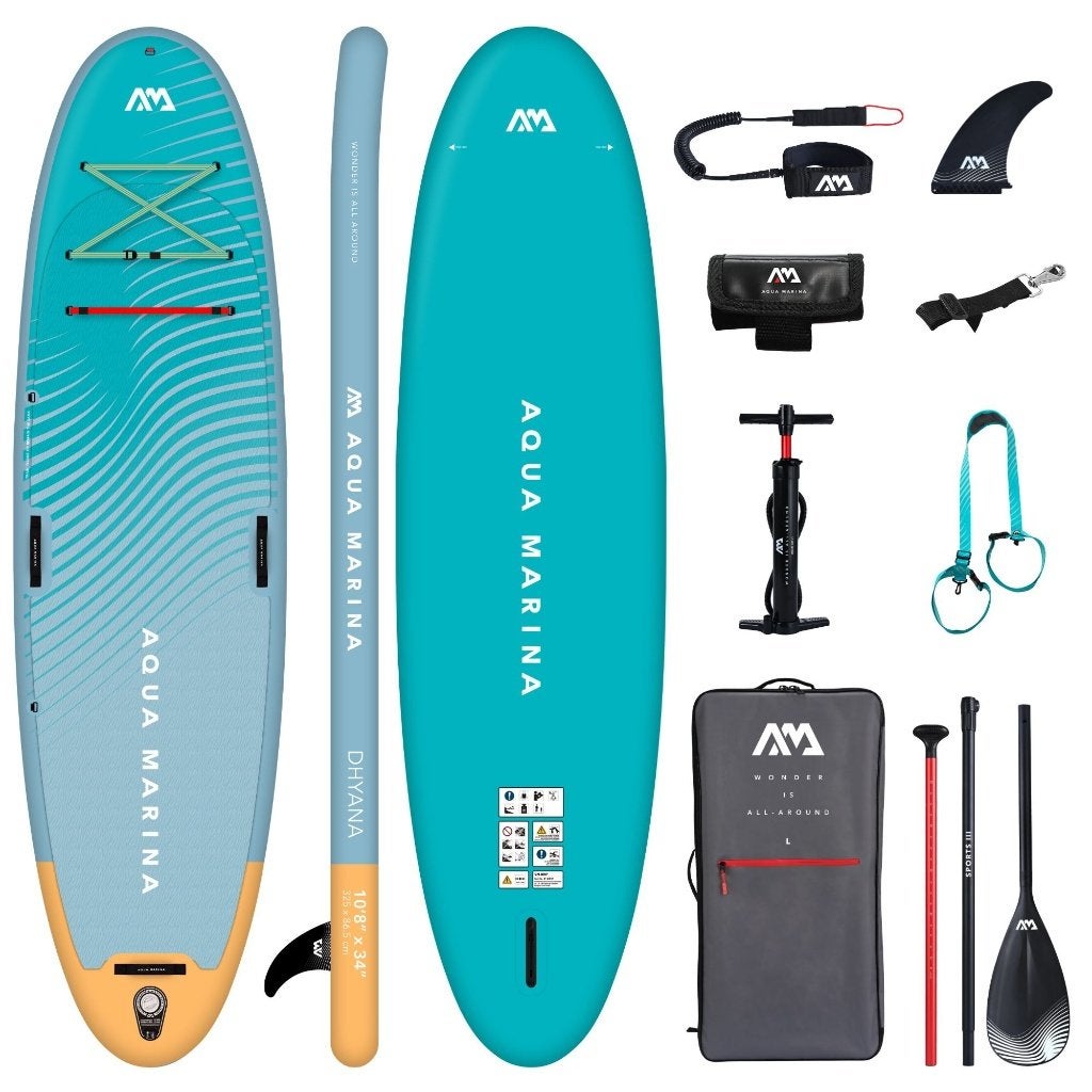 PADDLE BOARD AQUA MARINA DHYANA 10.8 NEUF SERVI 1 FOIS, Enlèvement ou Envoi, Neuf, Planches de SUP