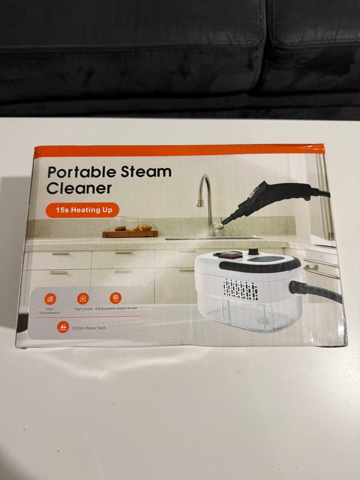 Stoomreiniger nieuw, Enlèvement
