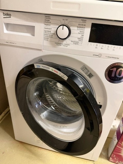 Wasmachine Beko, Elektronische apparatuur, Wasmachines, 6 tot 8 kg, Ophalen, Zo goed als nieuw, Voorlader
