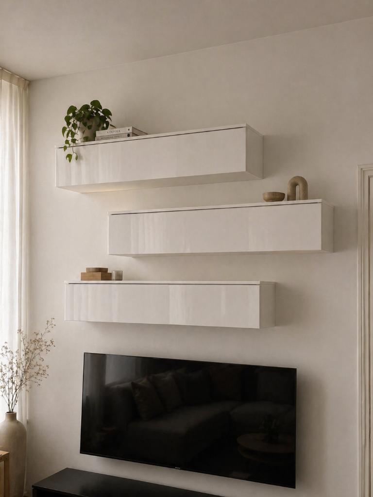 3x Ikea Besta Burs hangkast/shelf hoogglans wit, Ophalen, 150 tot 200 cm, Zo goed als nieuw, Minder dan 100 cm