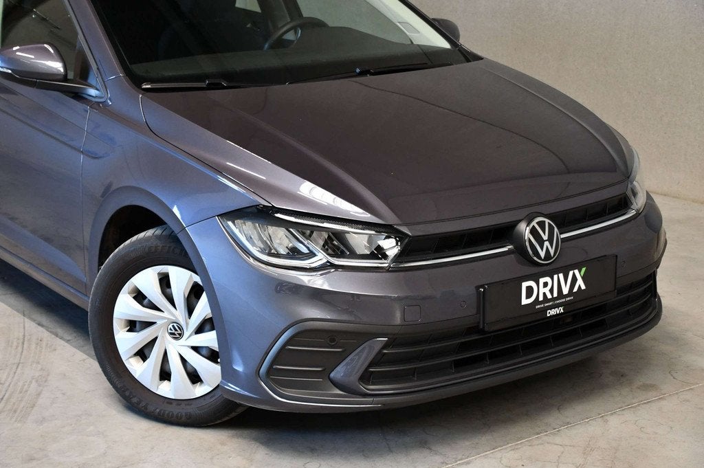 Volkswagen Polo 1.0 TSI I AUTOMAAT I AIRCO I CARPLAY I SENSO, Argent ou Gris, Euro 6, Entreprise, Noir