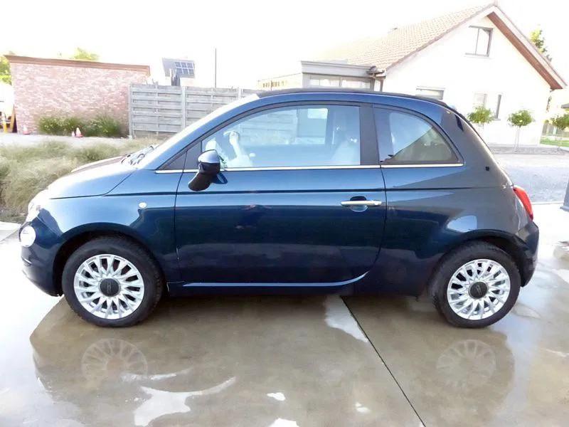 Fiat 500C Cabrio Cruise Control Apple Carplay Android Auto P, Auto's, Fiat, 4 zetels, Stof, Cabriolet, Blauw