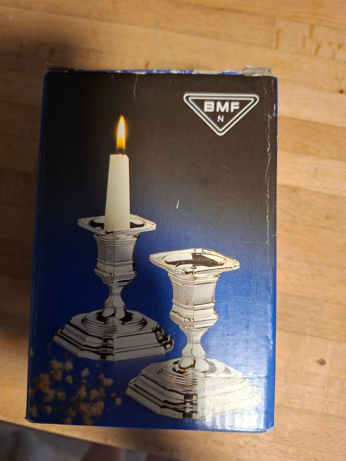 Verzilverde kandelaars, Antiek en Kunst, Antiek | Zilver en Goud, Ophalen