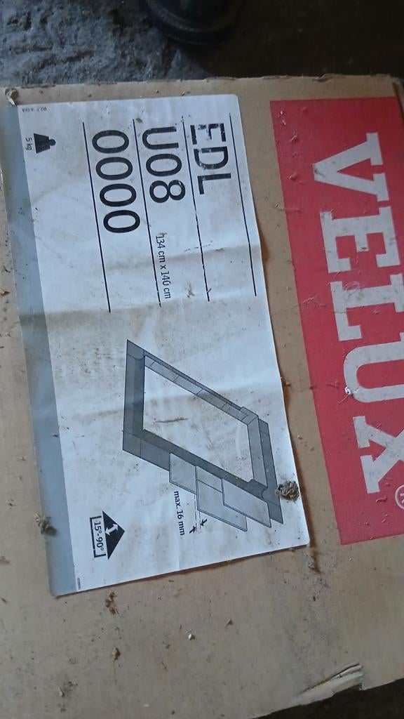 Garniture de velux., Enlèvement