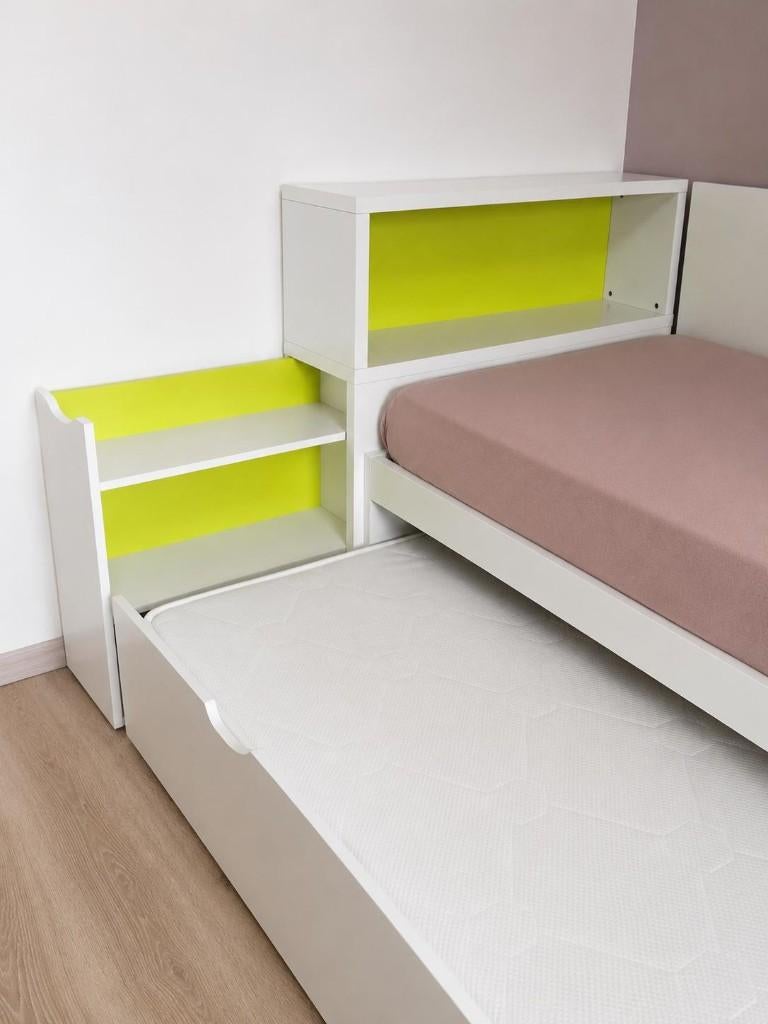 Lit avec rangement, Maison & Meubles, 90 cm, Une personne, Enlèvement, Utilisé