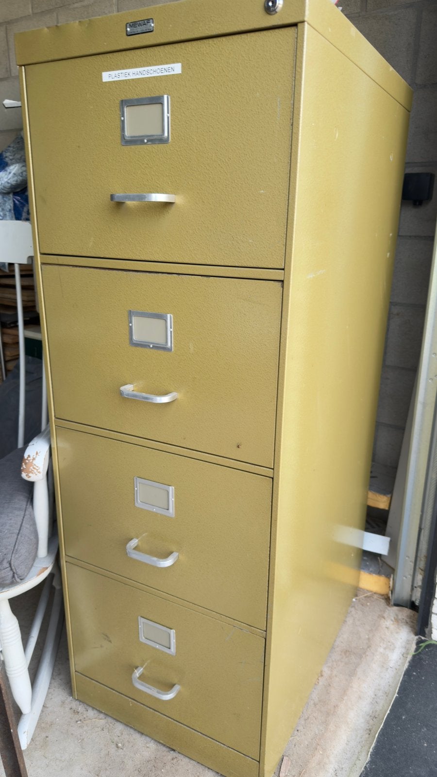 Archiefkast met handige lades, Huis en Inrichting, Kasten | Roldeurkasten en Archiefkasten, Ophalen, Gebruikt