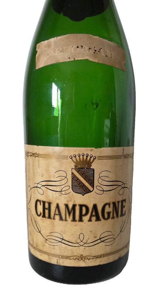 XL Champagne fles voor decoratie.(55cm), Ophalen of Verzenden, Champagne
