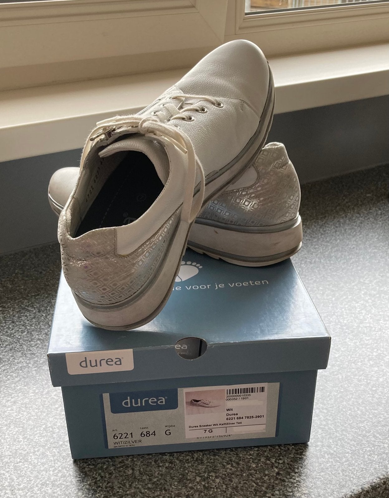 Dames schoenen 40, Ophalen, Wit, Zo goed als nieuw, Sneakers