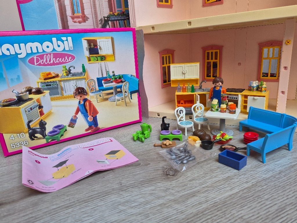 PLAYMOBIL Keuken met zithoek (set 5336), Ophalen, Complete set, Overige typen, Zo goed als nieuw