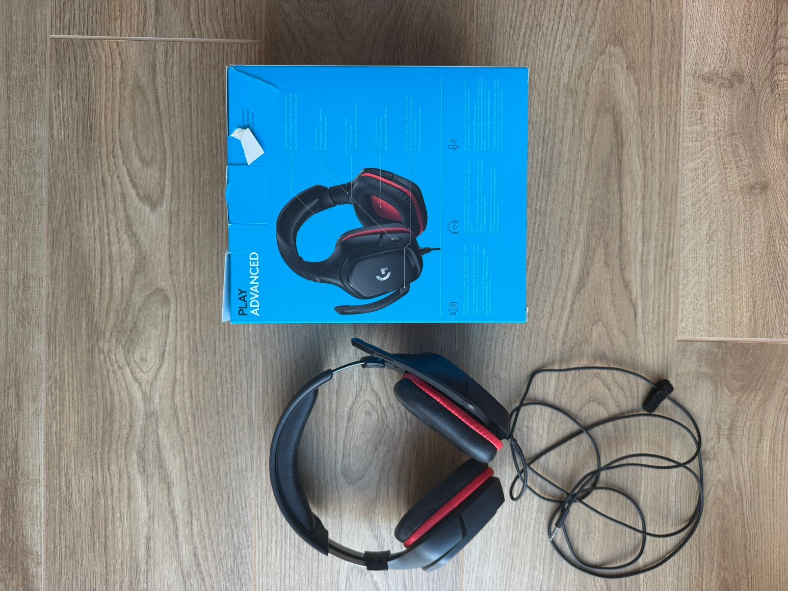 Logitech G332 Gaming Headset, Computers en Software, Headsets, Ophalen of Verzenden, Zo goed als nieuw, Over-ear, Gaming headset