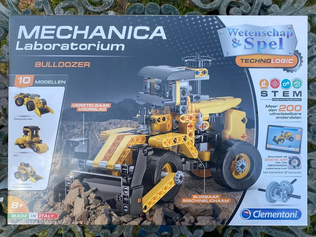 Clementoni Bulldozer bouwset – 10 modellen – Nieuw!, Enlèvement, Neuf