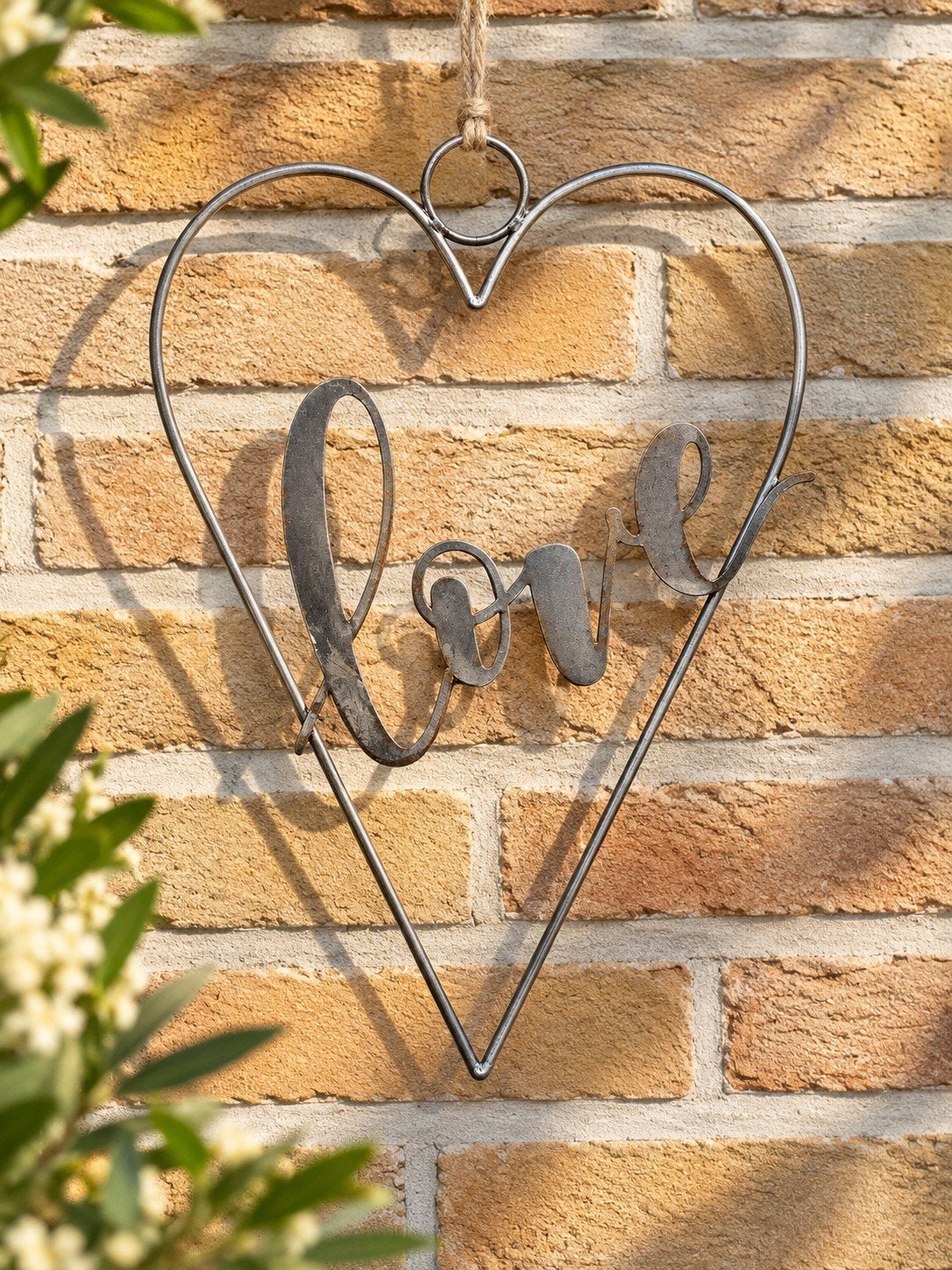 Metalen Hart “Love” – Wanddecoratie – Landelijke Stijl, Enlèvement