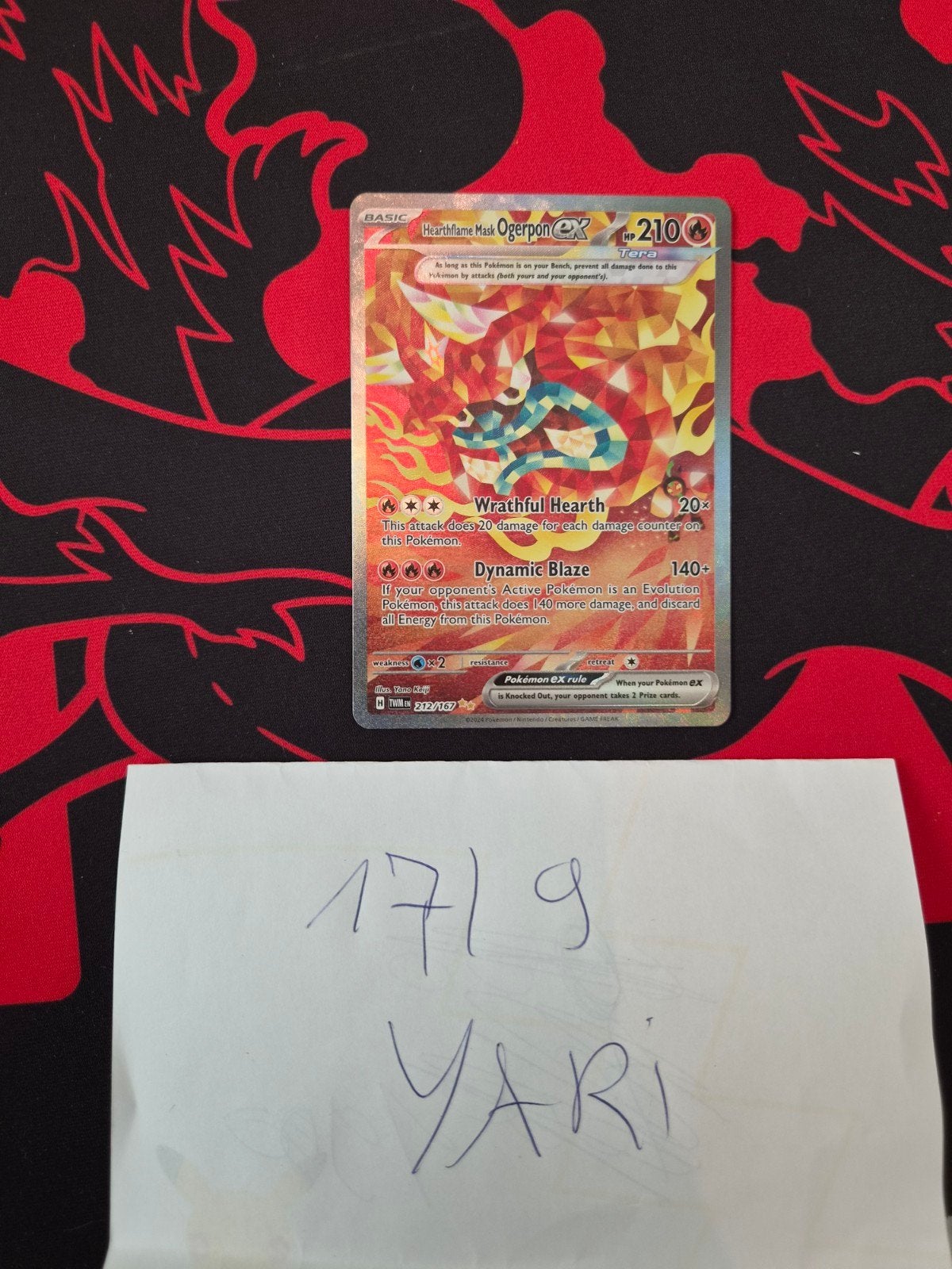 hearthflame mask ogerpon ex, Enlèvement ou Envoi