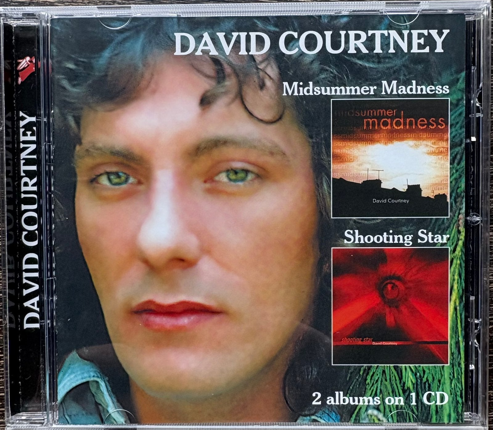 DAVID COURTNEY - Midsummer Madness / Shooting Star, CD & DVD, CD | Rock, Enlèvement ou Envoi, Comme neuf, Rock progressif