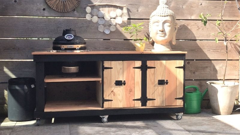 buitenkeuken,grill guru,bbq meubel,egg,kamado,bastard,urban, Tuin en Terras, Ophalen, Nieuw