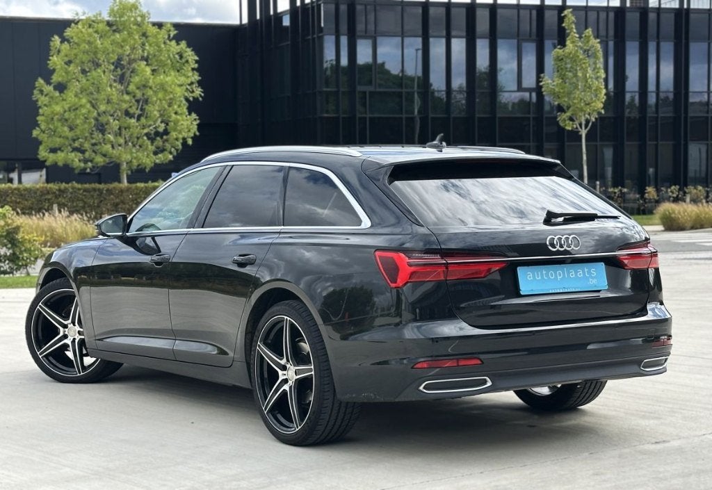 Audi A6 mild Hybride Automaat 2019 Camera Leder LED Apple, Autos, Cuir, Achat, Euro 6, Entreprise