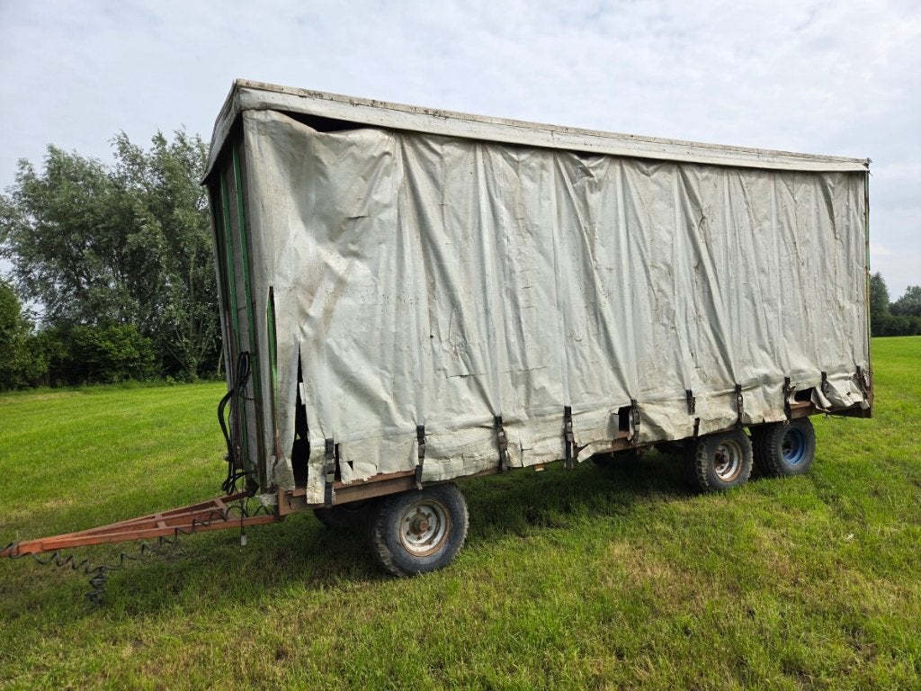 8 tons zeilenwagen tuinbouwwagen 3 assige aanhanger landbouw, Enlèvement
