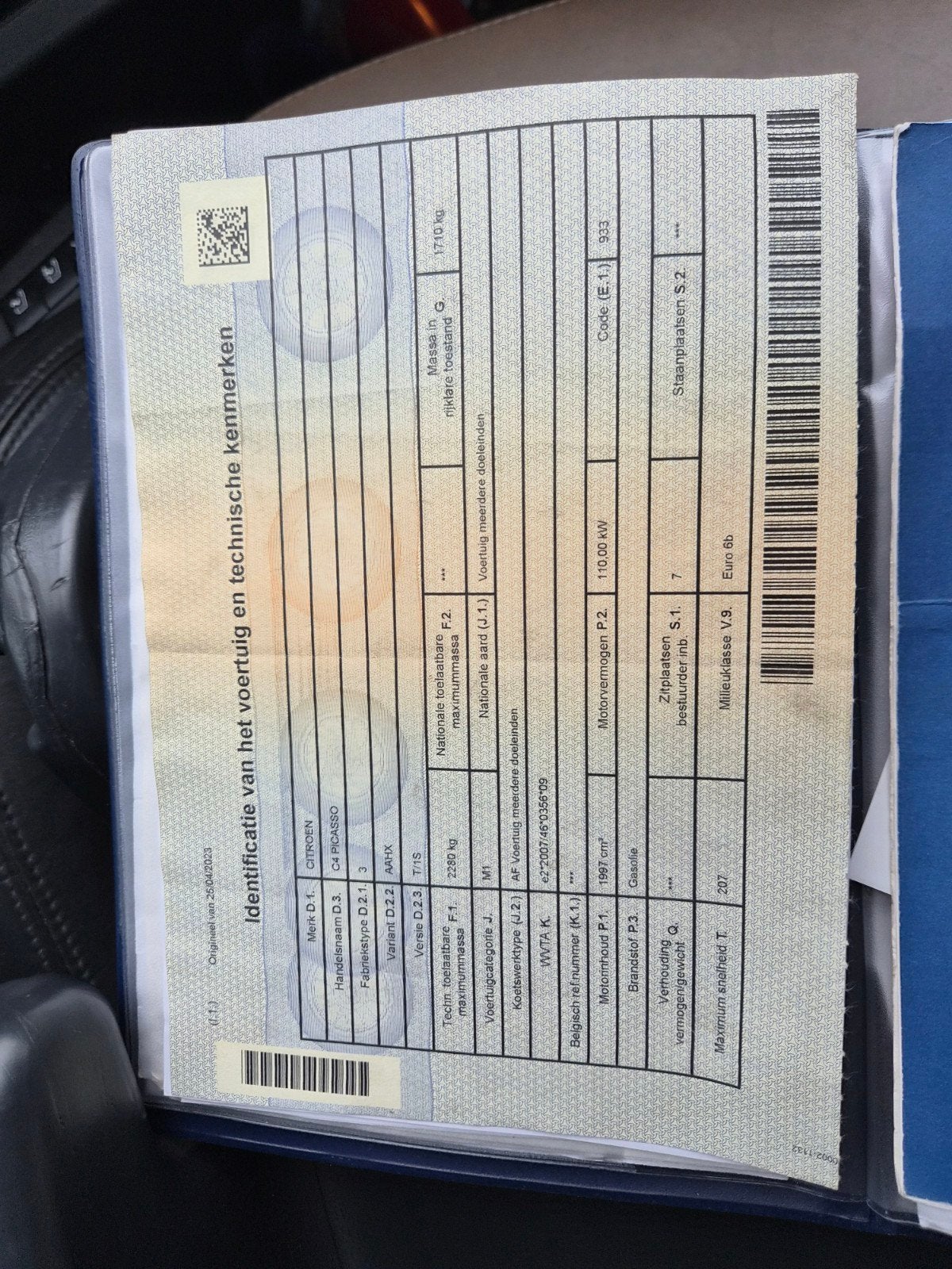 Goedemorgen,

Ik verkoop mijn Citroën C4 Picasso 2.0 HDi met, Autos, Phares directionnels, Achat, Euro 6, C4 (Grand) Picasso