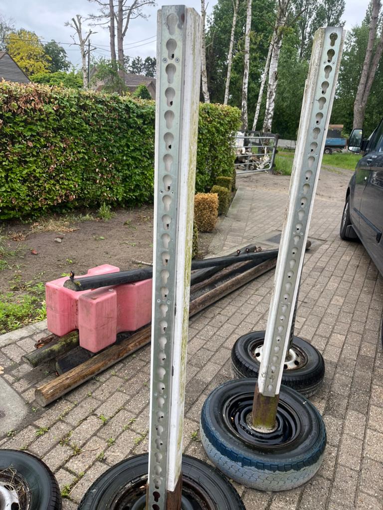 Springstaanders, Doe-het-zelf en Bouw, Steigers, Gebruikt, Ophalen