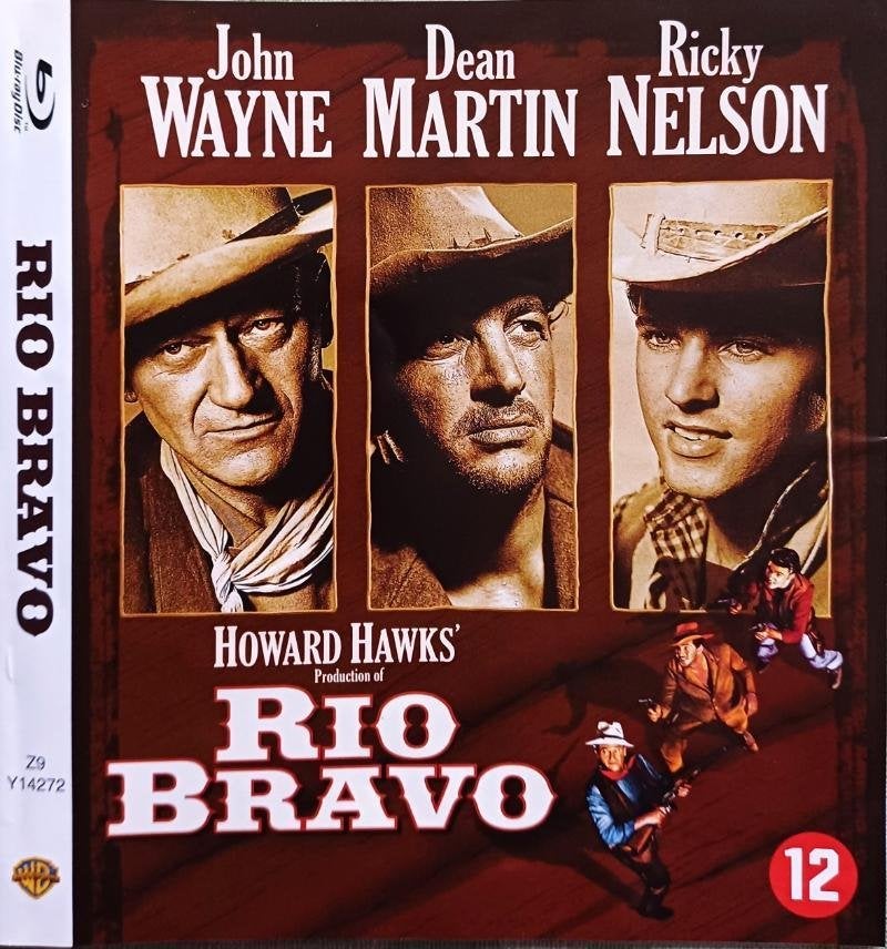 blu ray RIO BRAVO JOHN WAYNE RICKY NELSON DEAN MARTIN, Enlèvement ou Envoi, Comme neuf, Néerlandais, Néerlandais