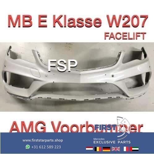 W207 Facelift AMG Voorbumper Mercedes E Klasse coupé cabrio, Gebruikt, -, Voor, Ophalen of Verzenden