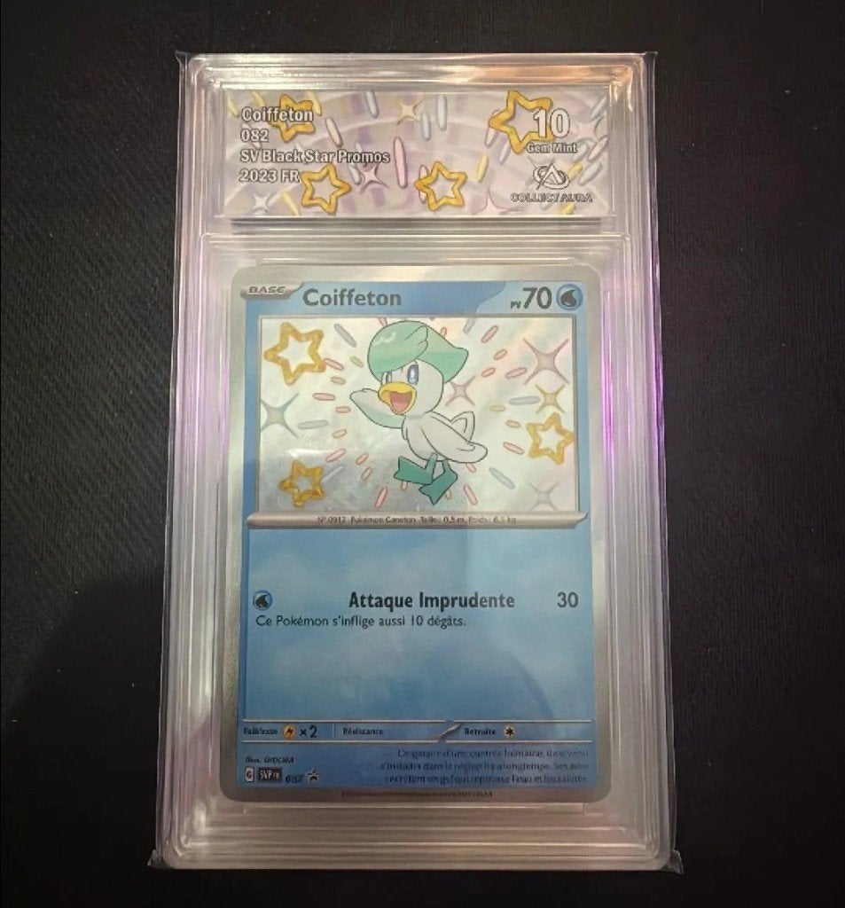 Coiffeton SVP082 CA10 FR (carte gradée Pokémon), Enlèvement ou Envoi, Comme neuf, Cartes en vrac