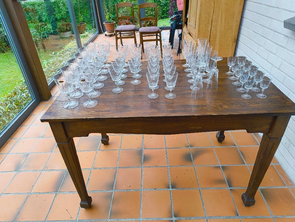 Service à verres cristal d'Arques., Antiquités & Art, Antiquités | Verre & Cristal, Enlèvement