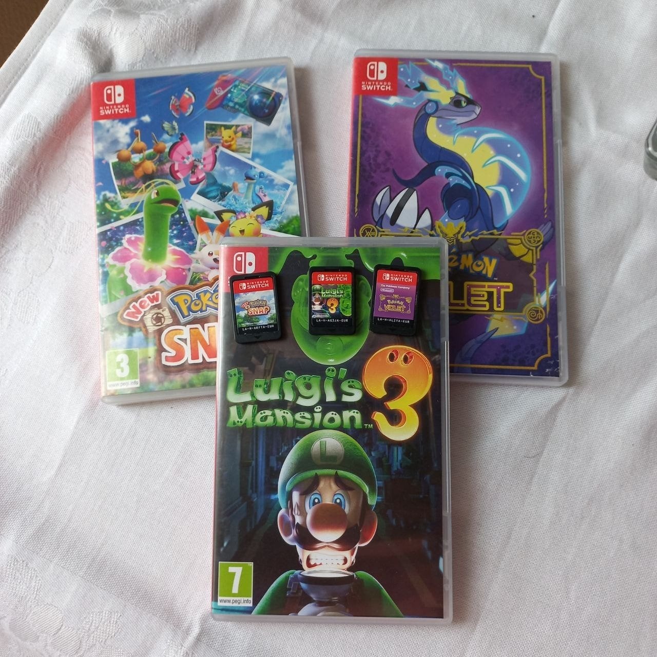 3 Luihi Pokémon Switch-spellen, Cd's en Dvd's, Ophalen of Verzenden