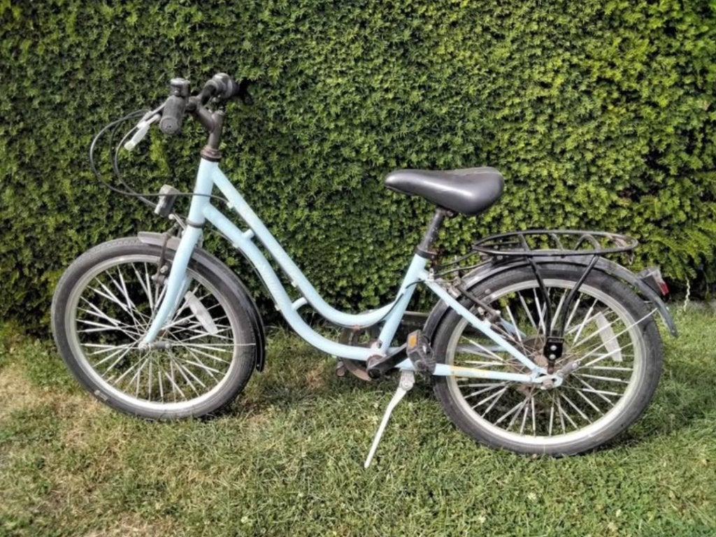 Meisjesfiets 20 inch, Ophalen, Gebruikt, Velgrem, Versnellingen