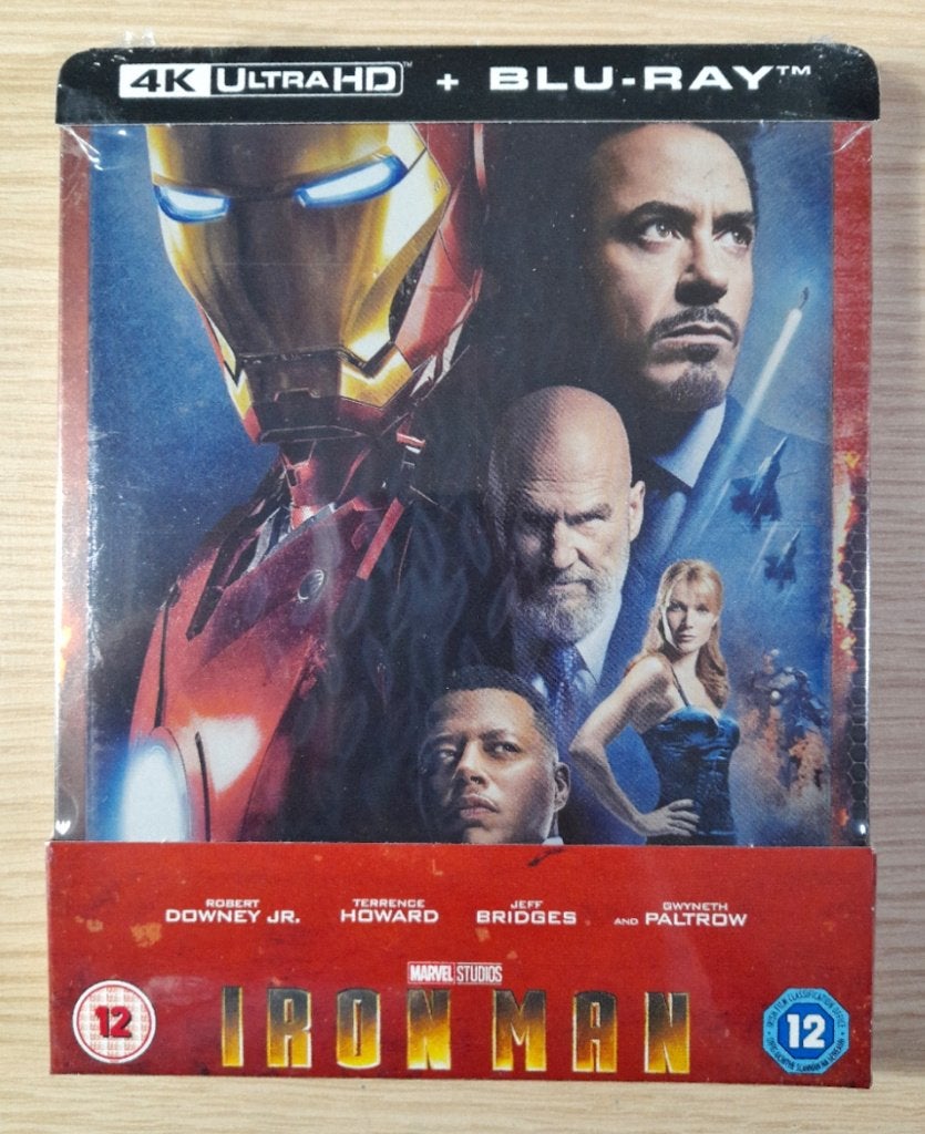 Steelbook 4K Iron Man, Cd's en Dvd's, Blu-ray, Ophalen of Verzenden, Nieuw in verpakking, Science Fiction en Fantasy