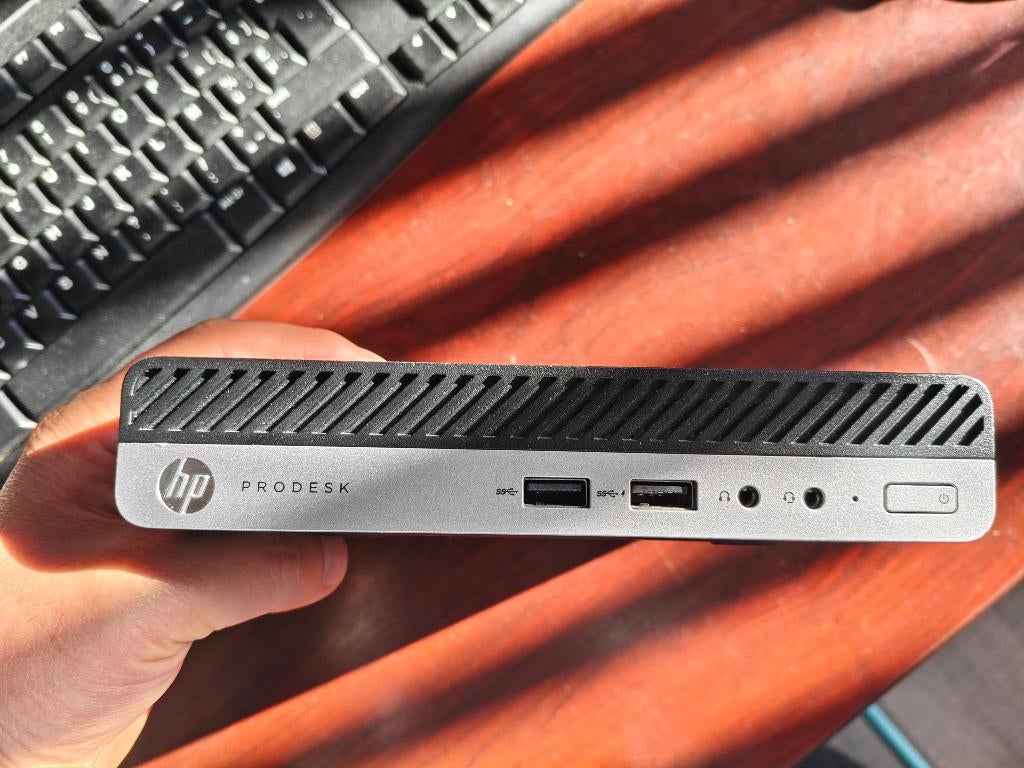 HP mini PC ProDesk 400 G5 i5-9500 8gb 128gb Windows11, Informatique & Logiciels, Enlèvement ou Envoi, 8 GB, 8 GB, Virtual Reality
