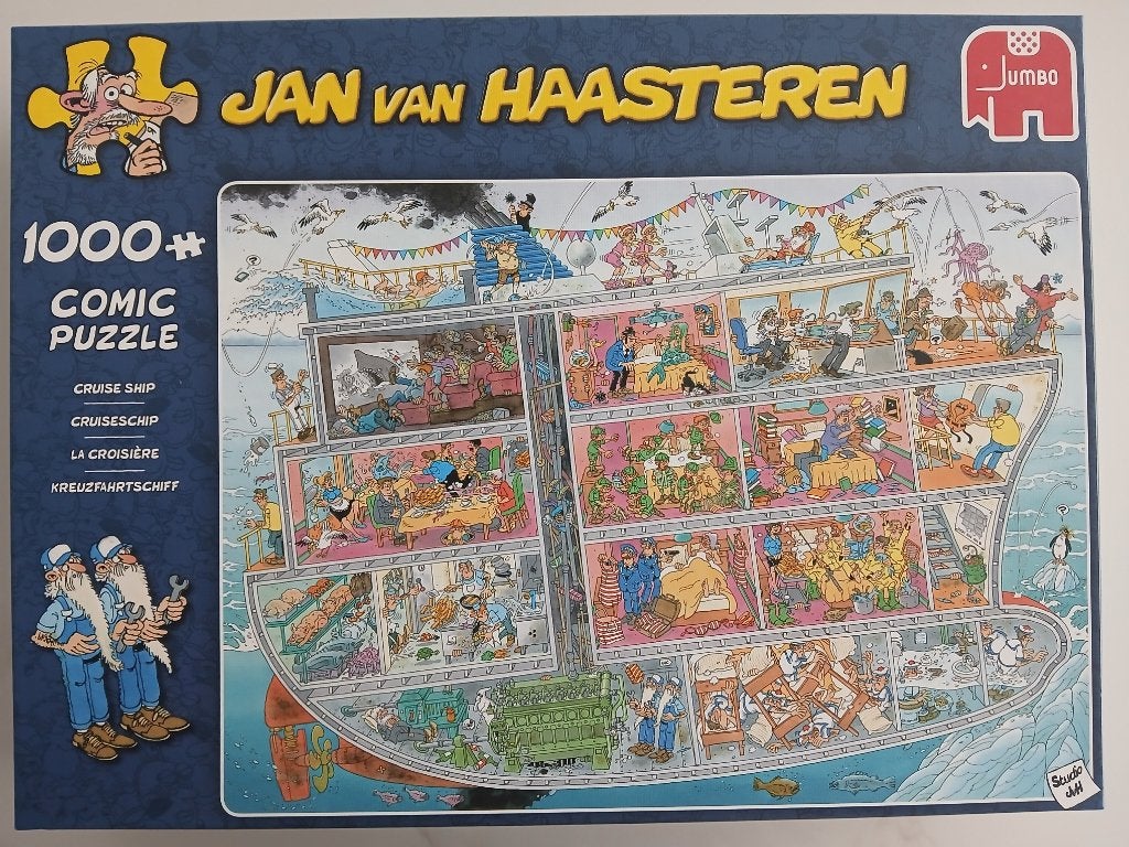 14 Jan van Haasteren puzzels 1000 stukjes, Enlèvement, 500 à 1500 pièces, Comme neuf, Puzzle