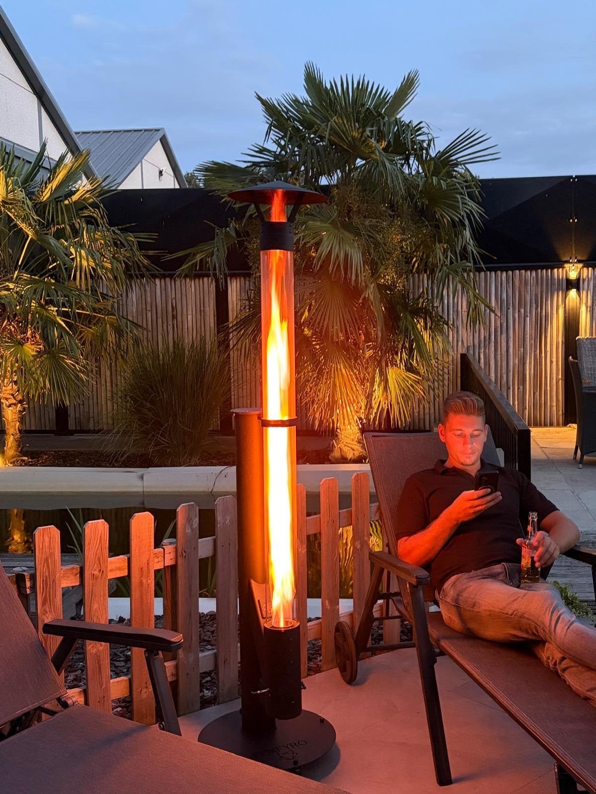pellet terras verwarmer, Ophalen of Verzenden, Nieuw, Vloer, Draaibaar