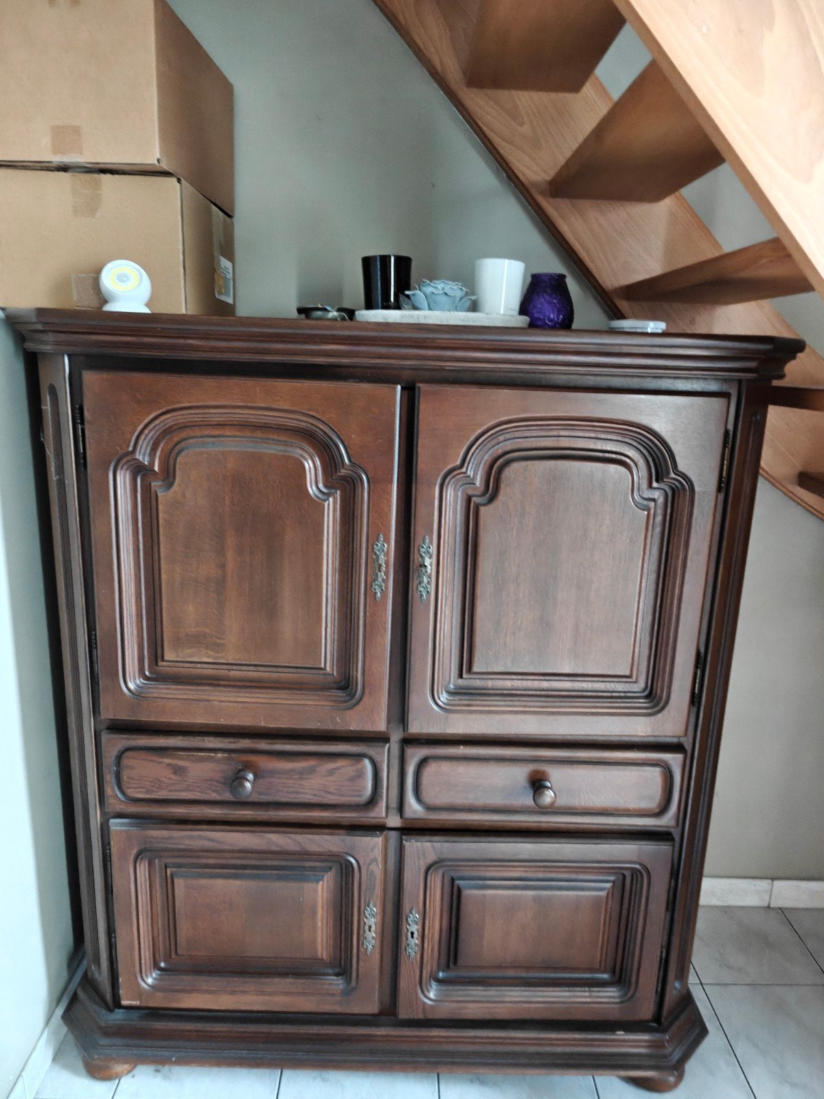gratis kast, Antiquités & Art, Antiquités | Meubles | Armoires, Enlèvement