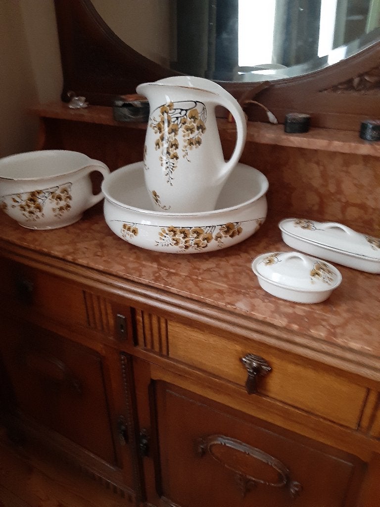 Lampetset 5 delig, Antiek en Kunst, Ophalen