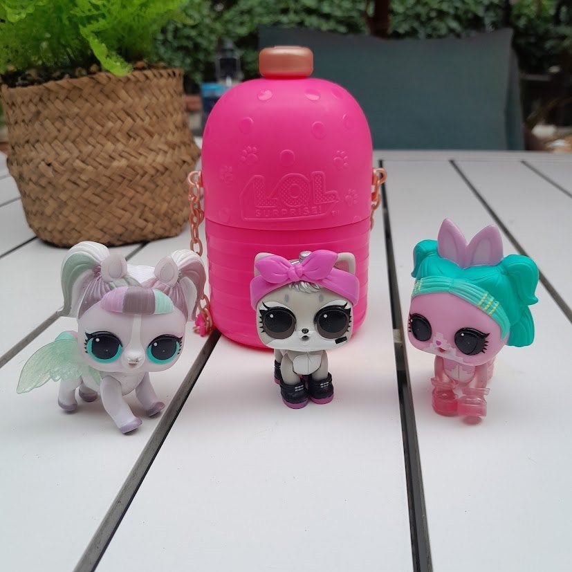 L.O.L. Surprise Pets set, 3 stuks in draagtas., Kinderen en Baby's, Ophalen of Verzenden, Zo goed als nieuw, Overige typen
