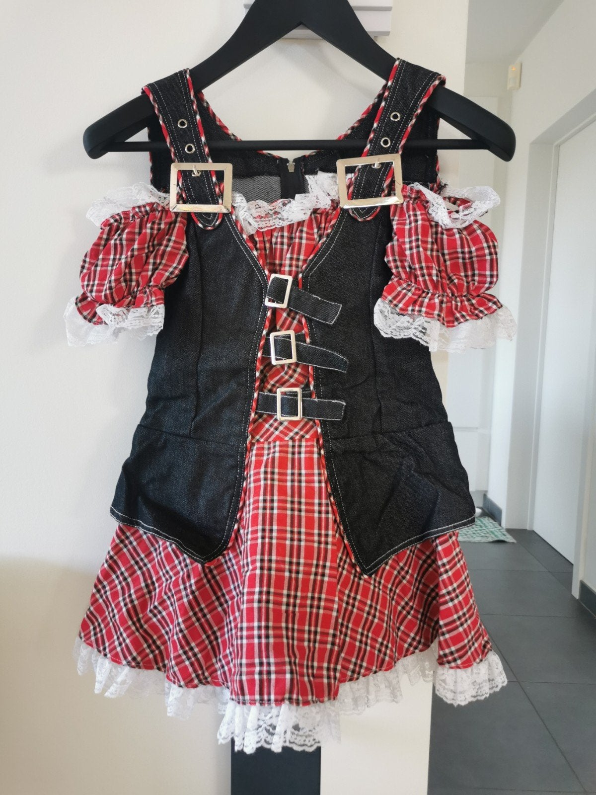 Cowgirl verkleedkleedje meisje maat 140, Ophalen of Verzenden, Zo goed als nieuw, 134 t/m 140, Meisje