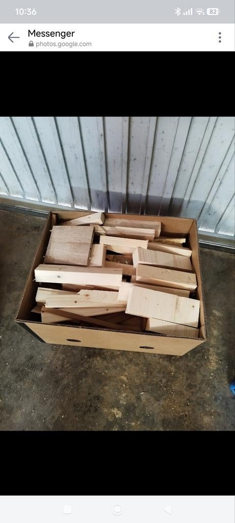 Brandhout 3 euro de doos, Ophalen